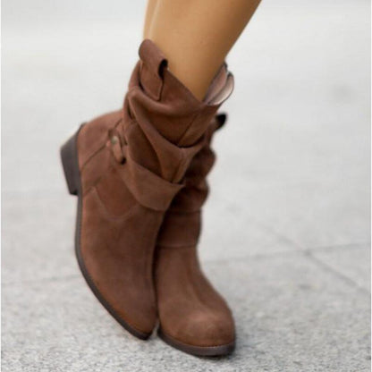 Lena – Ankle Boots mit niedrigem Absatz und Reißverschluss für ganztägigen Komfort
