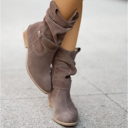 Lena – Ankle Boots mit niedrigem Absatz und Reißverschluss für ganztägigen Komfort