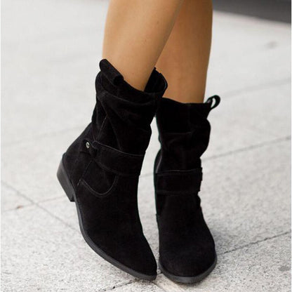 Lena – Ankle Boots mit niedrigem Absatz und Reißverschluss für ganztägigen Komfort