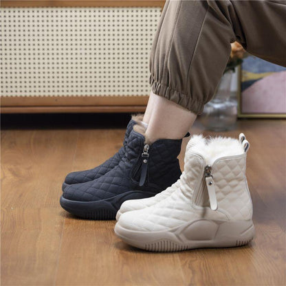 Kiera – Wasserdichte Schneestiefel mit seitlichem Reißverschlussdetail