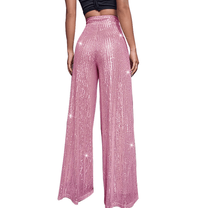 Amity – Glitzernde High-Waist-Hose für bequemen, stylischen Tragekomfort