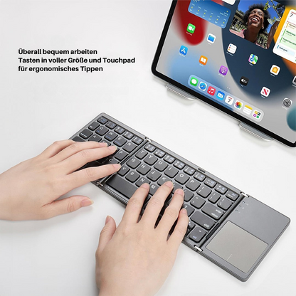TypeGlide – Schnell überall arbeiten mit ultrakompakter faltbarer Tastatur