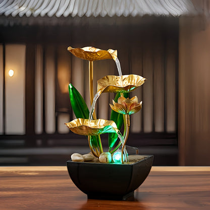 ZenRipple – Eleganter Tischbrunnen Mit Beruhigendem Wasserfluss Und Integriertem Luftbefeuchter