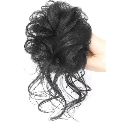 HairGlow – Einfacher Messy Bun Haarteil für Natürliches & Weiches Volumen