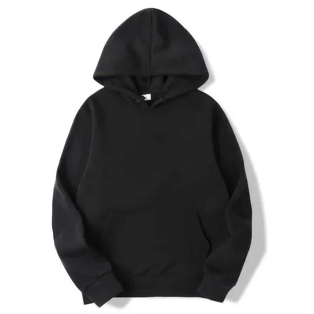 Mode – Schwarzer Damen-Hoodie für gemütliches Alltagsoutfit
