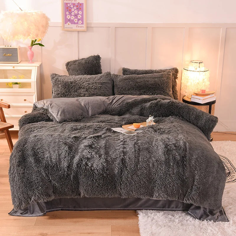 Teddy – Flauschiges Fleece-Bettwäsche-Set für gemütlichen Komfort