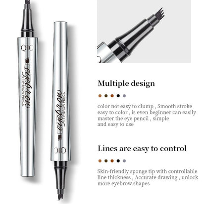 BrowCraft – 3D waterproof microblading eyebrow pencil with 4 fork tips
