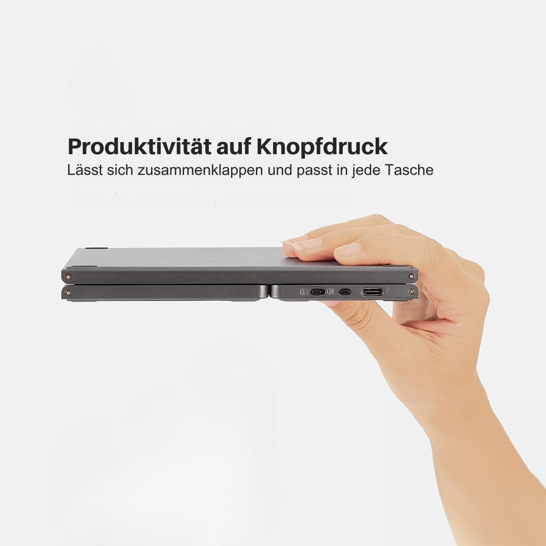 TypeGlide – Schnell überall arbeiten mit ultrakompakter faltbarer Tastatur
