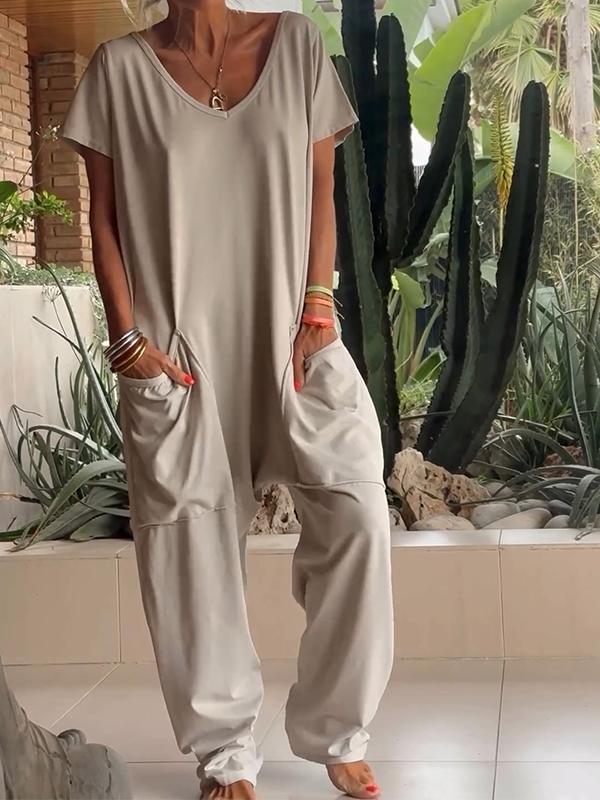 Yvonne – Lässiger Sommer-Jumpsuit mit atmungsaktiver Baumwollpassform