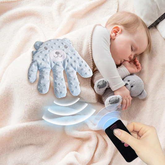 SleepPalm – Beruhigendes Handschuhkissen für ruhigen Babyschlaf
