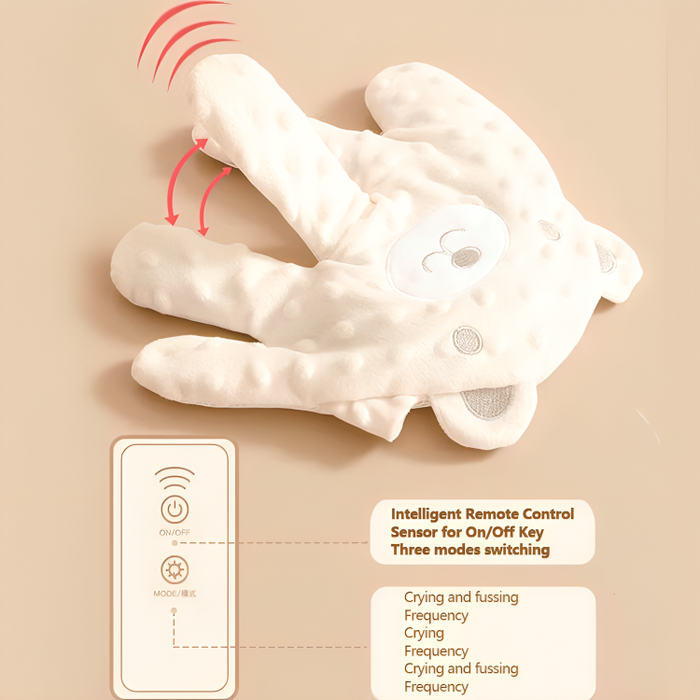 SleepPalm – Beruhigendes Handschuhkissen für ruhigen Babyschlaf