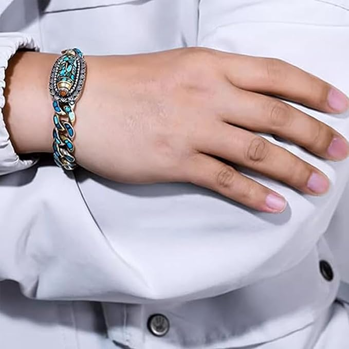 ZenBand – Türkises Armband mit Mantra für heilende Energie