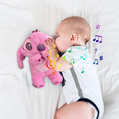 DreamBuddy – Weiches Stitch Plüschtier mit beruhigenden Lichtern und Musik