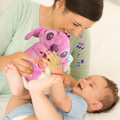 DreamBuddy – Weiches Stitch Plüschtier mit beruhigenden Lichtern und Musik
