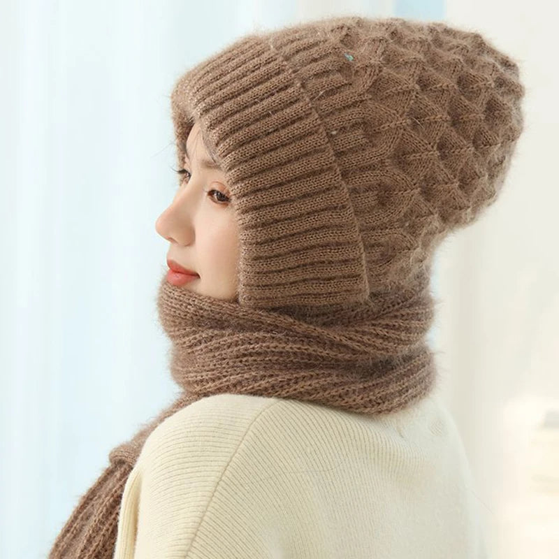 WarmWrap – Mütze und Schal in einem für winterlichen Gesichts- und Halsschutz