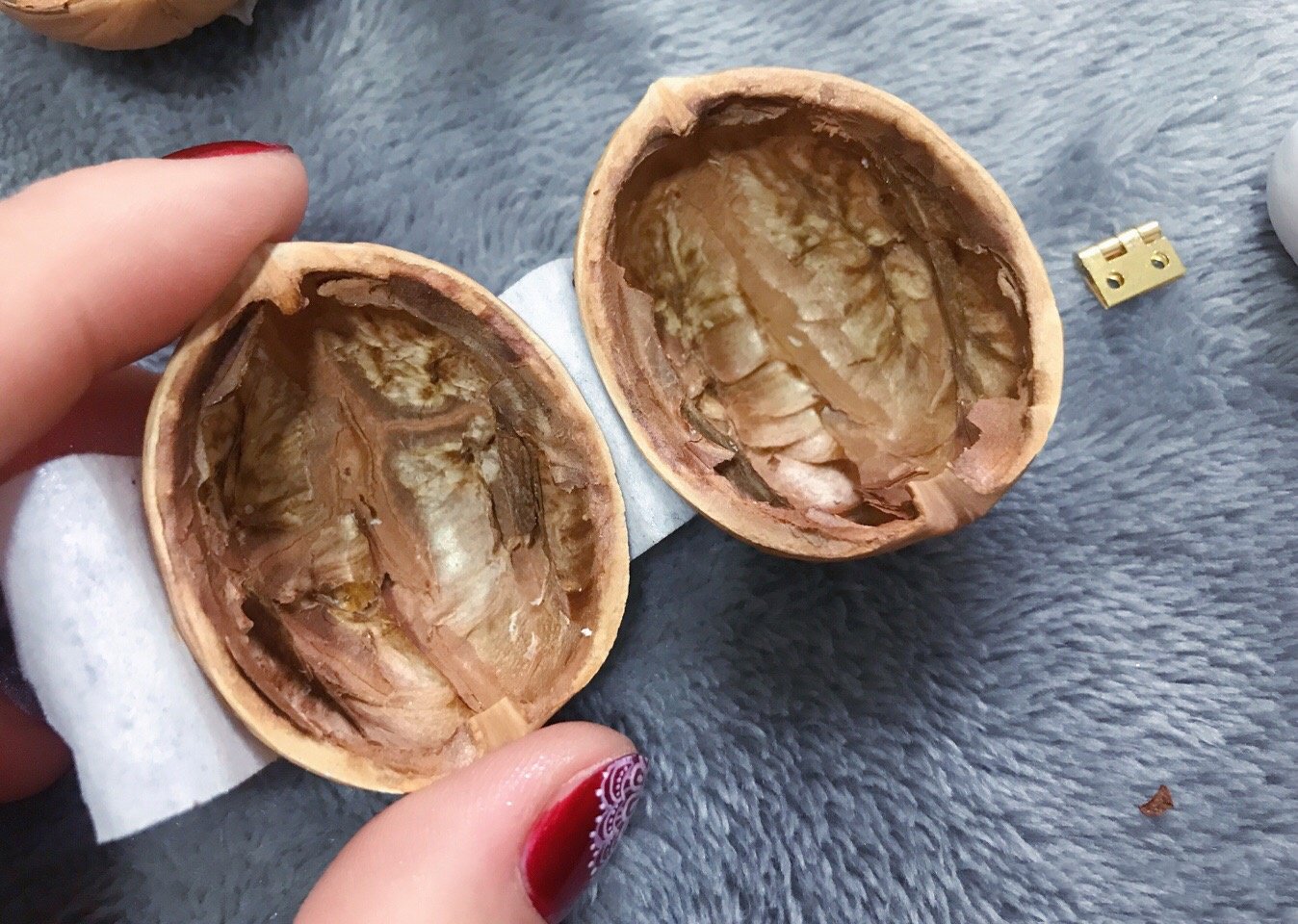 MiniManor – Miniaturhaus aus Walnussschalen für süße Geschenkideen