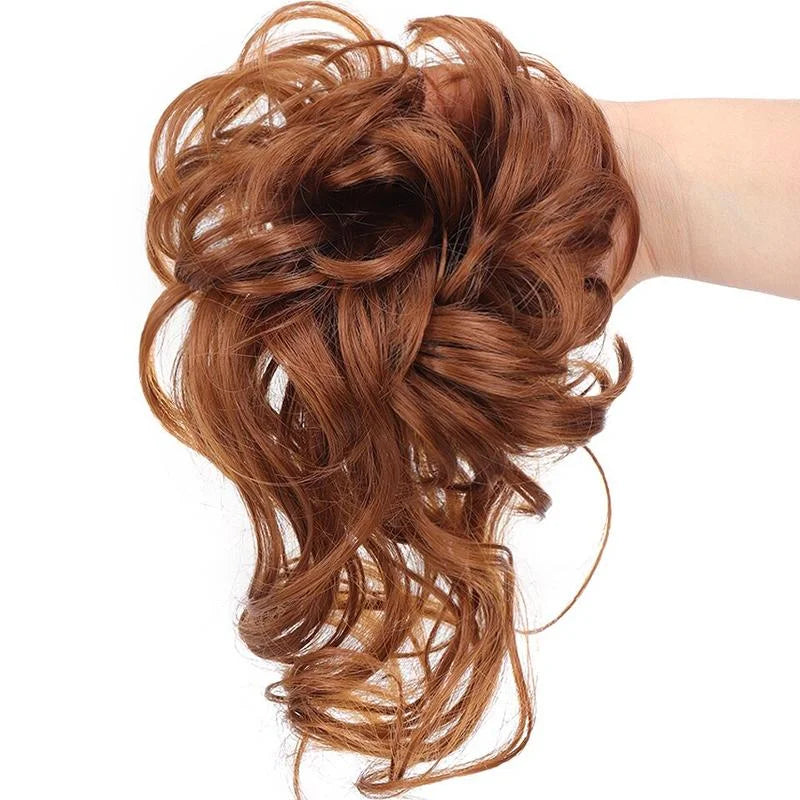 HairGlow – Einfacher Messy Bun Haarteil für Natürliches & Weiches Volumen