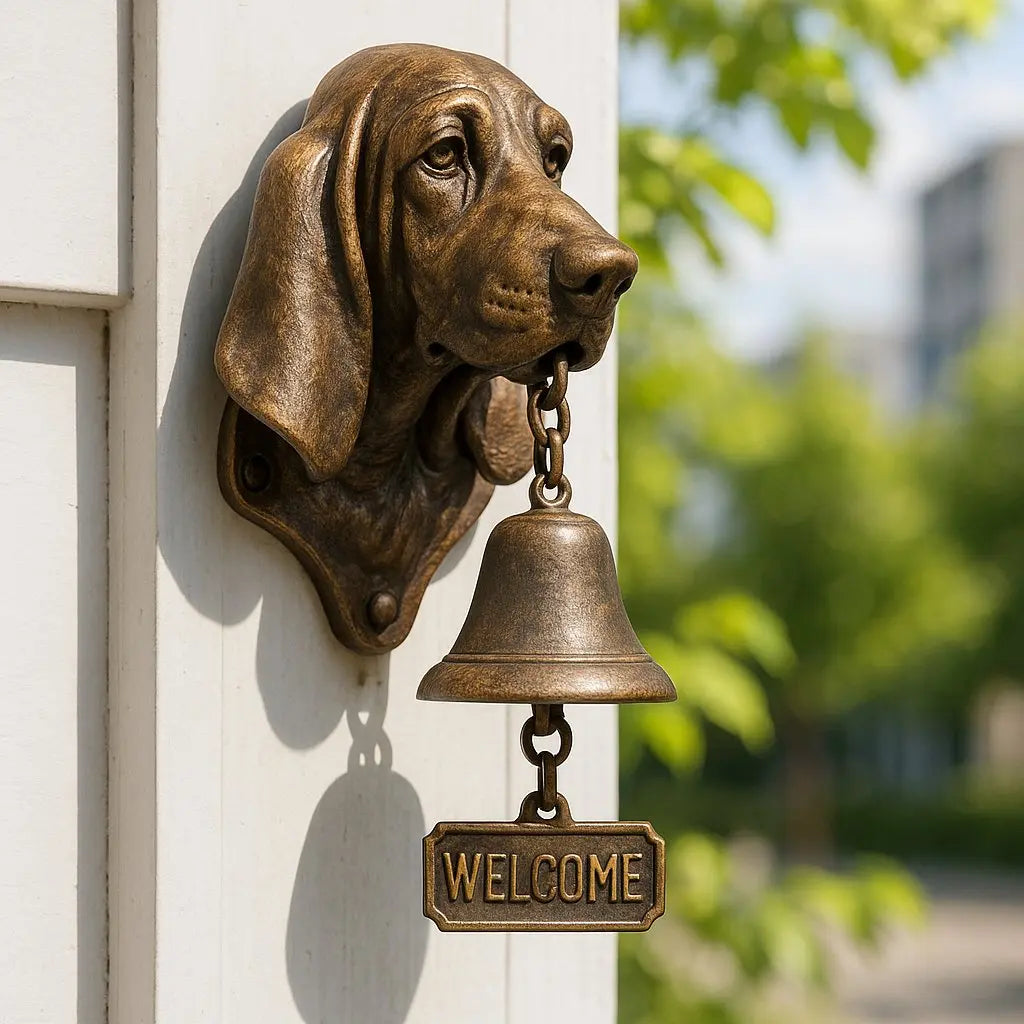 GuardianBell – Deutscher Schäfer Wandglocke für Schutz und Charme