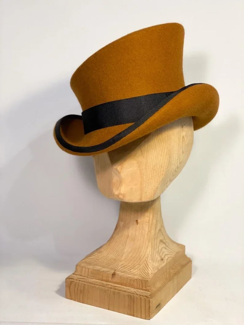 TwistHat – Handmade asymmetric wool top hat with stylish flair