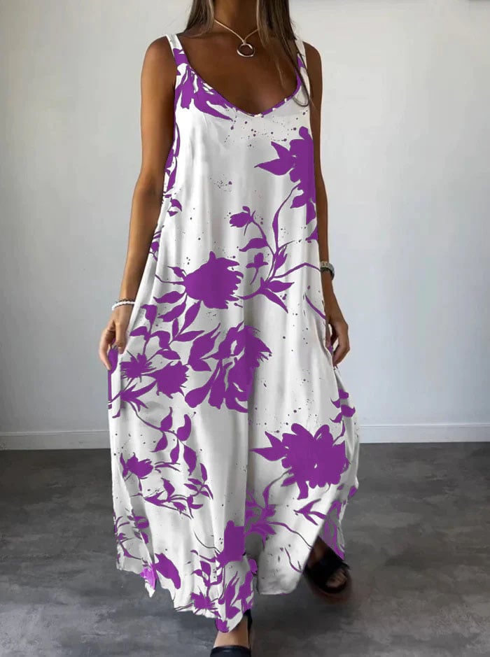 Juliet – Luftiges Blumen-Maxikleid im Boho-Sommer-Style