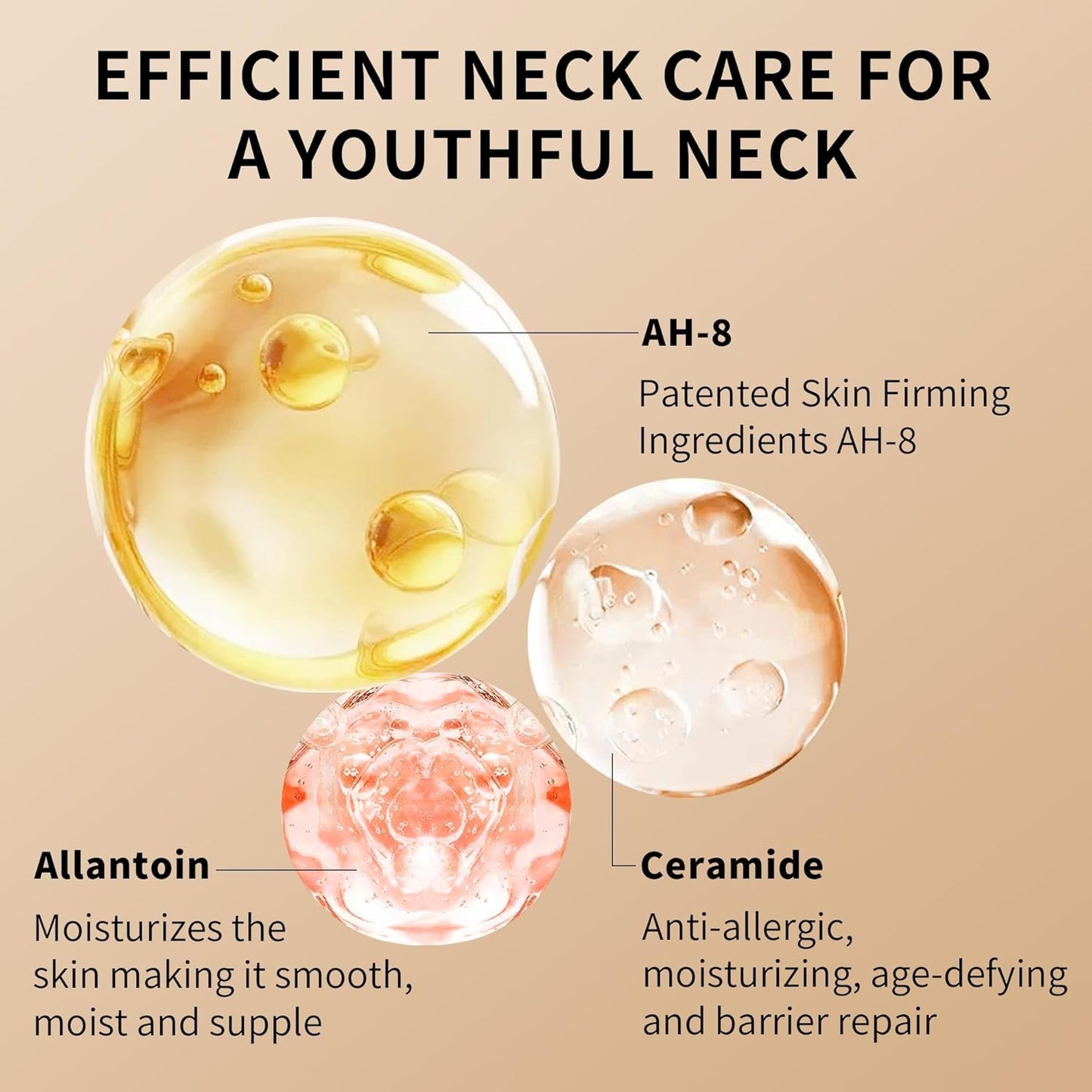 NeckLuxe – Straffende Hals- &amp; Dekolletécreme Mit Massagekopf Für Jugendlich Glatte Haut | 1+1 Gratis