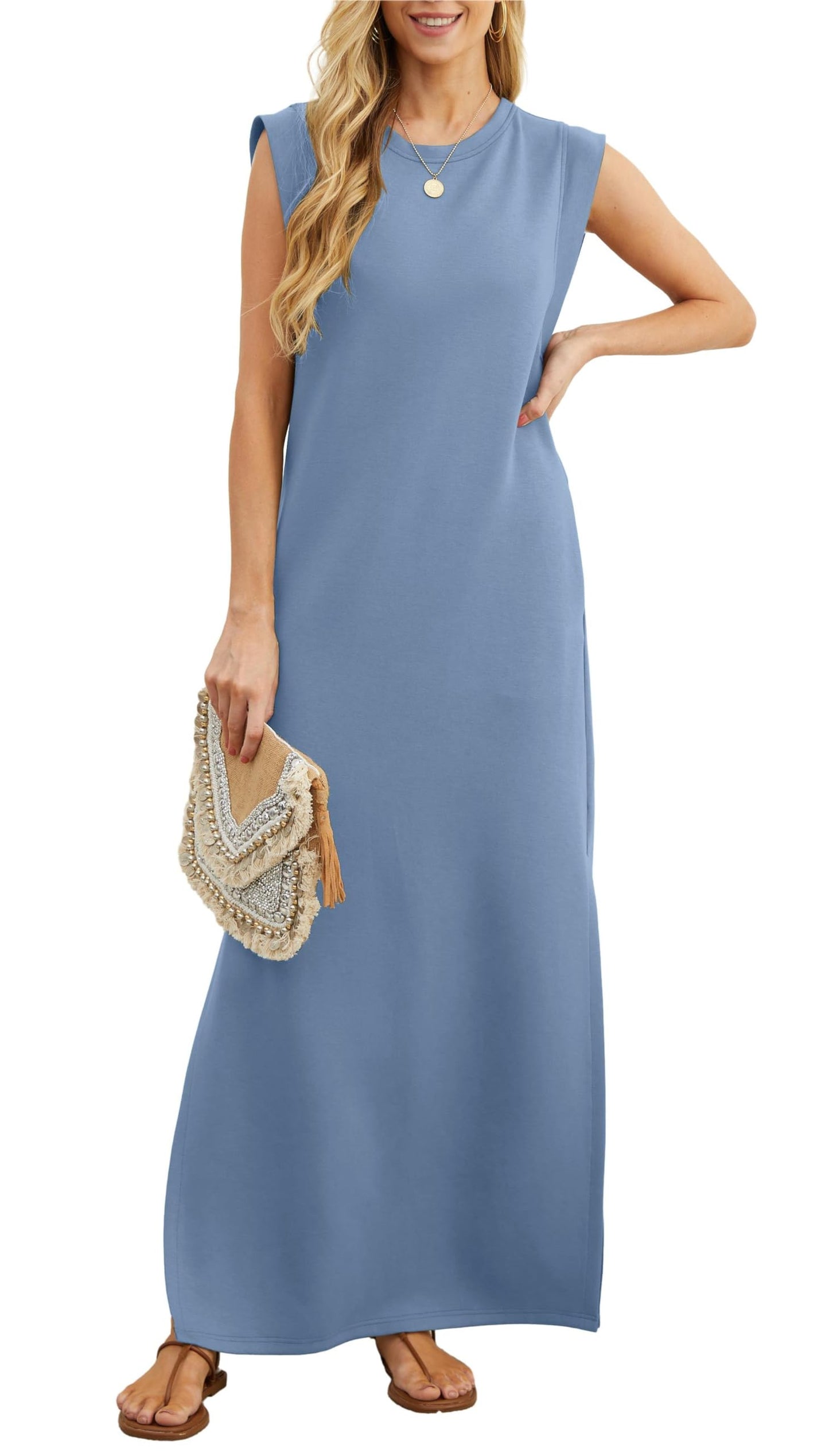 Romina – Lässiges, lockeres Maxikleid für sommerlichen Komfort