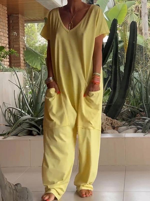 Yvonne – Lässiger Sommer-Jumpsuit mit atmungsaktiver Baumwollpassform