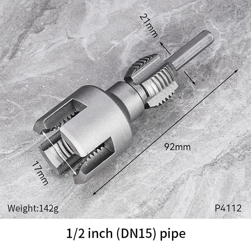 PipeTwist – Gewindeschneidwerkzeug mit Doppelfunktion für schnelles und präzises Rohrschneiden