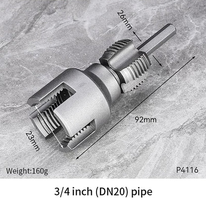 PipeTwist – Gewindeschneidwerkzeug mit Doppelfunktion für schnelles und präzises Rohrschneiden