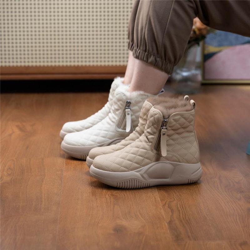 Kiera – Wasserdichte Schneestiefel mit seitlichem Reißverschlussdetail
