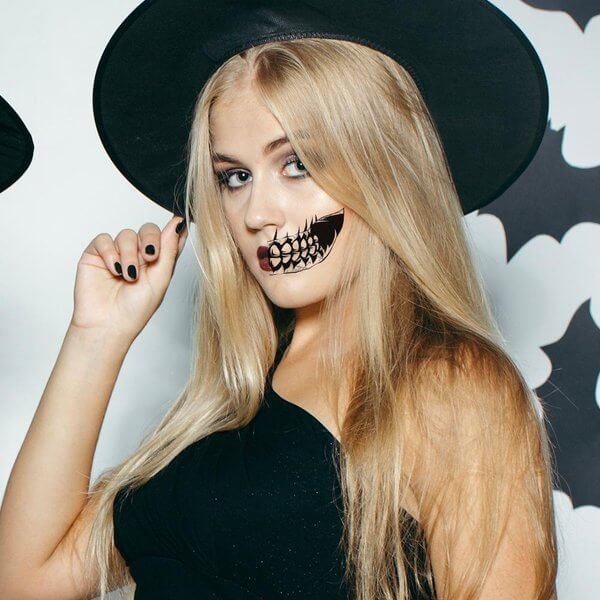 InkFable – Day of the Dead Temporäre Tattoos für auffällige Halloween-Looks