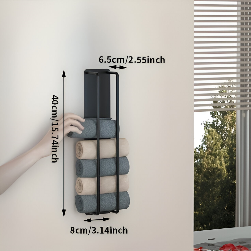 AeroDry – Maximieren Sie den Badezimmerplatz mit schnell trocknendem Handtuchhalter