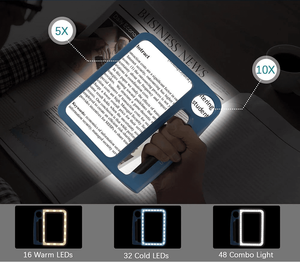 ClearSight - Müheloses Lesen überall mit heller, starker Vergrößerung
