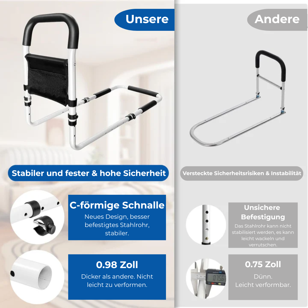 SafeRise – Mühelose, stabile Unterstützung für einfache Beweglichkeit im Bett