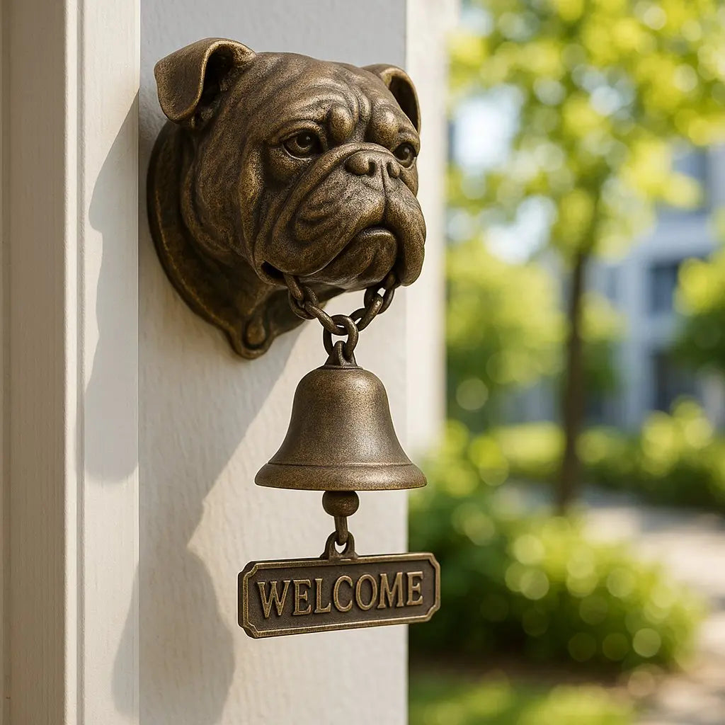 GuardianBell – Deutscher Schäfer Wandglocke für Schutz und Charme