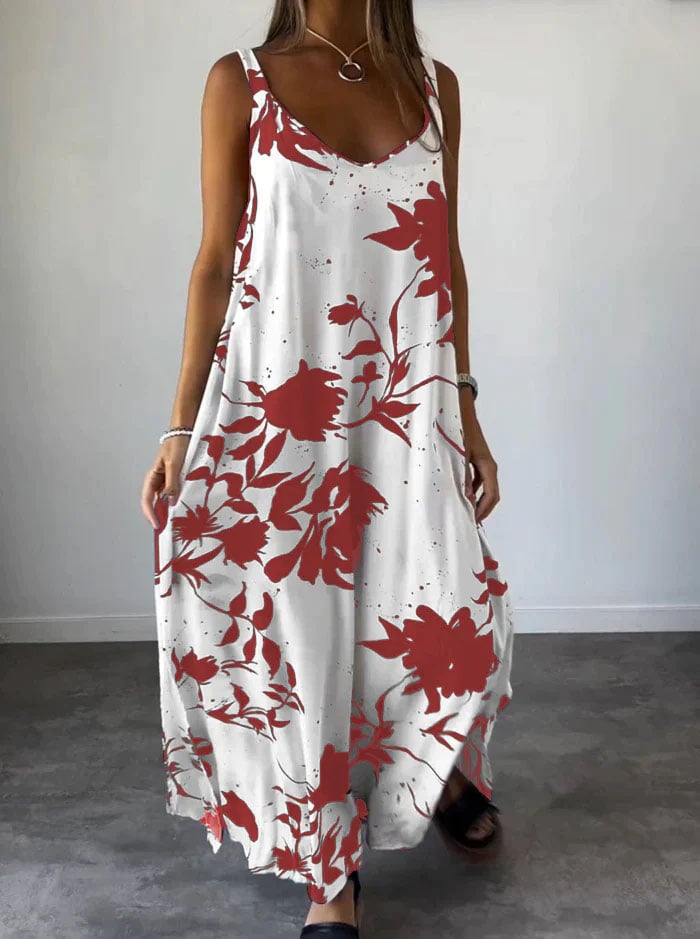 Juliet – Luftiges Blumen-Maxikleid im Boho-Sommer-Style