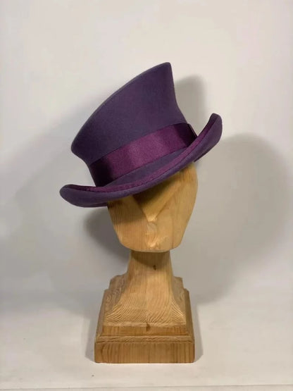 TwistHat – Handmade asymmetric wool top hat with stylish flair