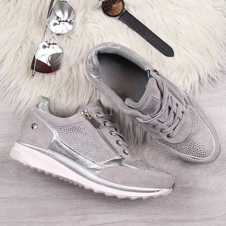 Yulia – Damen-Sneaker mit Reißverschluss für Komfort und Halt