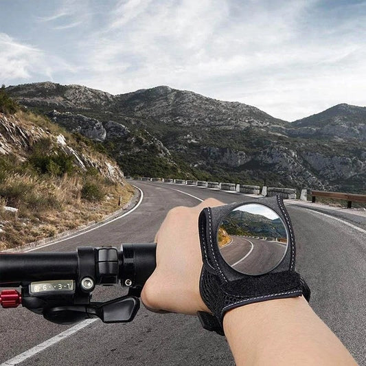 WristView – Weitwinkel-Handgelenkspiegel für sicheres Fahrradfahren
