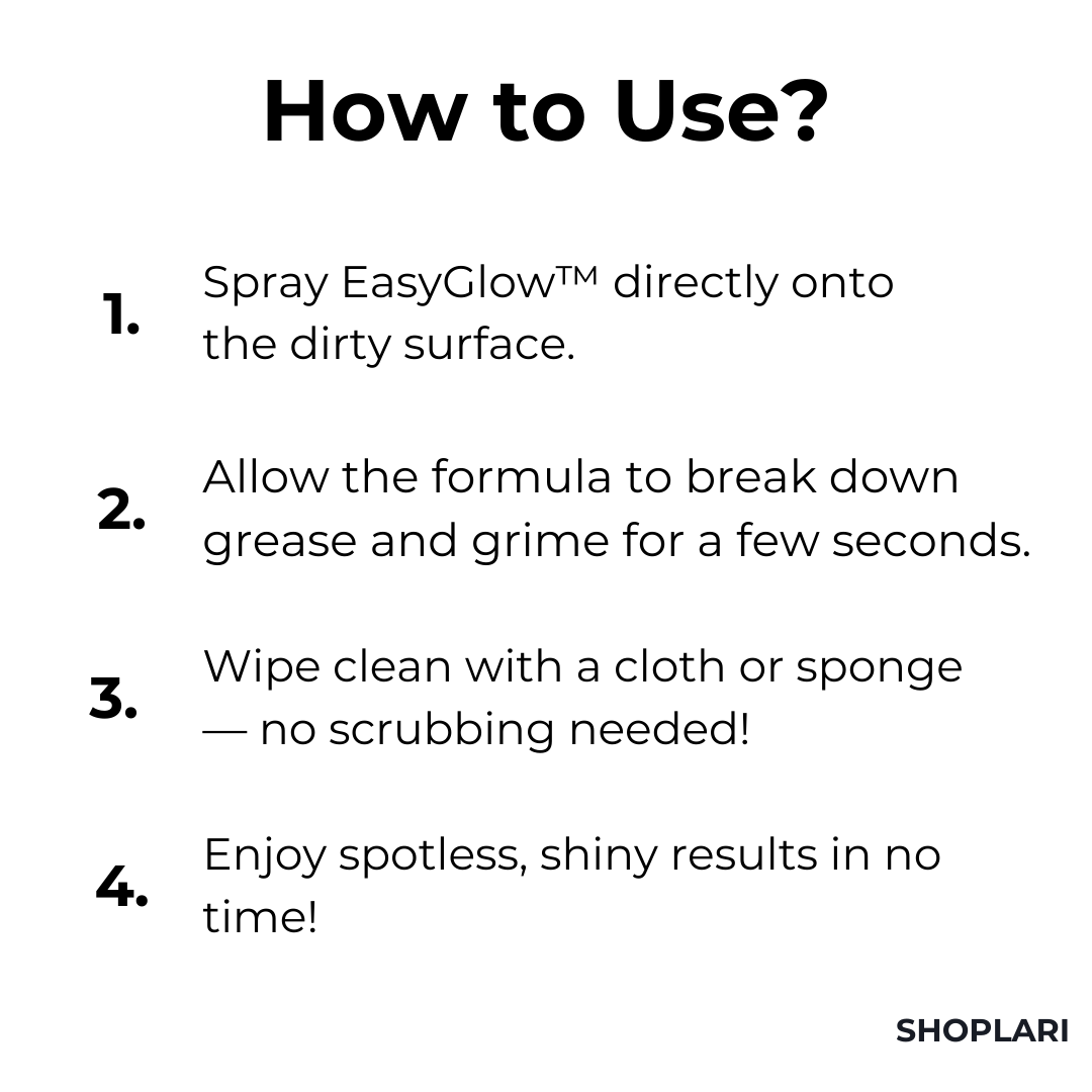 EasyGlow - Magischer Schaumreiniger für die Küche | 1+1 GRATIS