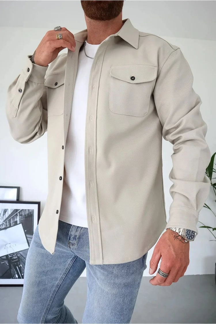Alexander – Button-Down-Polojacke mit taillierter Passform