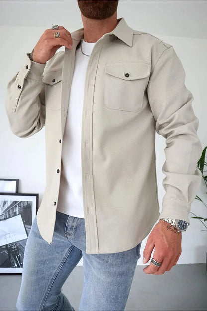 Alexander – Button-Down-Polojacke mit taillierter Passform