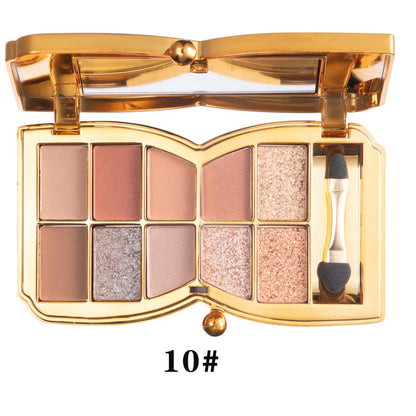 LuxeGlitters – Glitzer-Lidschattenpalette mit 10 Farbtönen für strahlende Looks