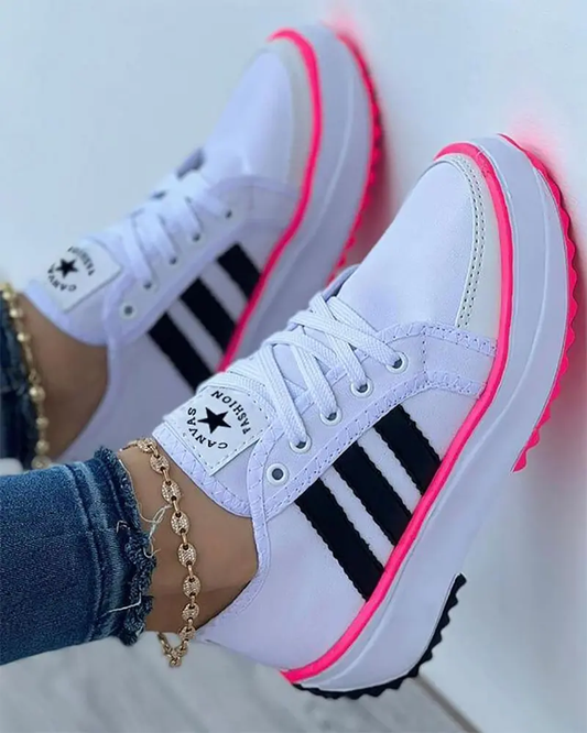 WOLFF – Farbenfrohe Damen-Sneaker mit atmungsaktivem Canvas