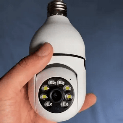 SpyBulb - 360°-Panorama-Glühbirnenkamera mit HD-Video und Bewegungserkennung
