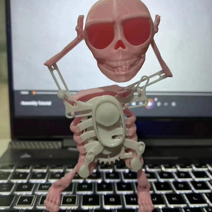SkullFun – Dancing 3D skull toy with swinging fun design