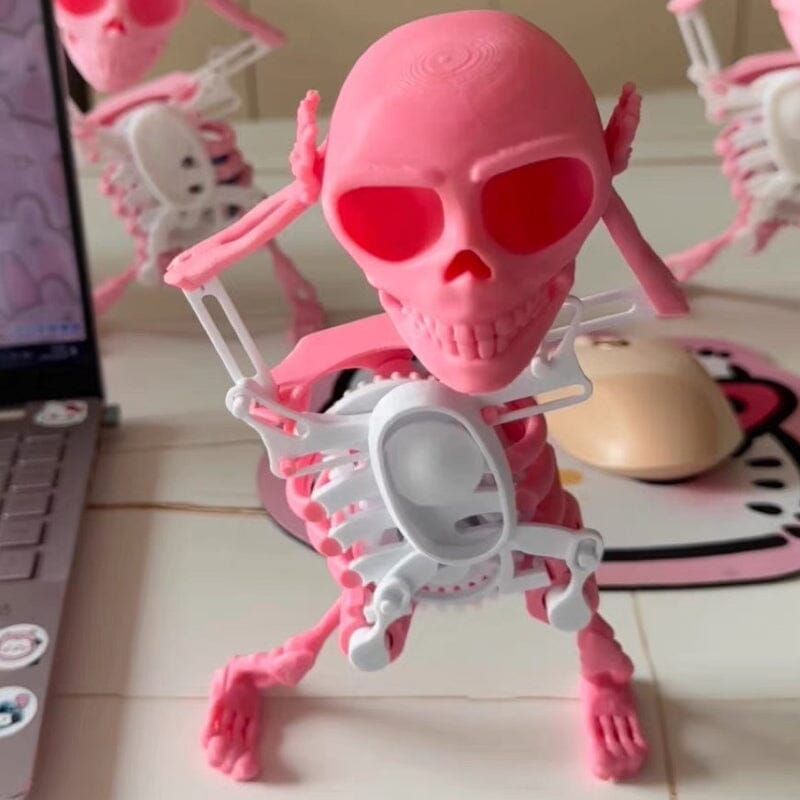 SkullFun – Dancing 3D skull toy with swinging fun design