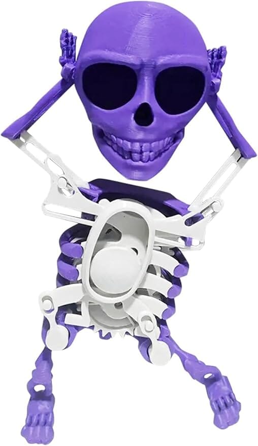 SkullFun – Dancing 3D skull toy with swinging fun design