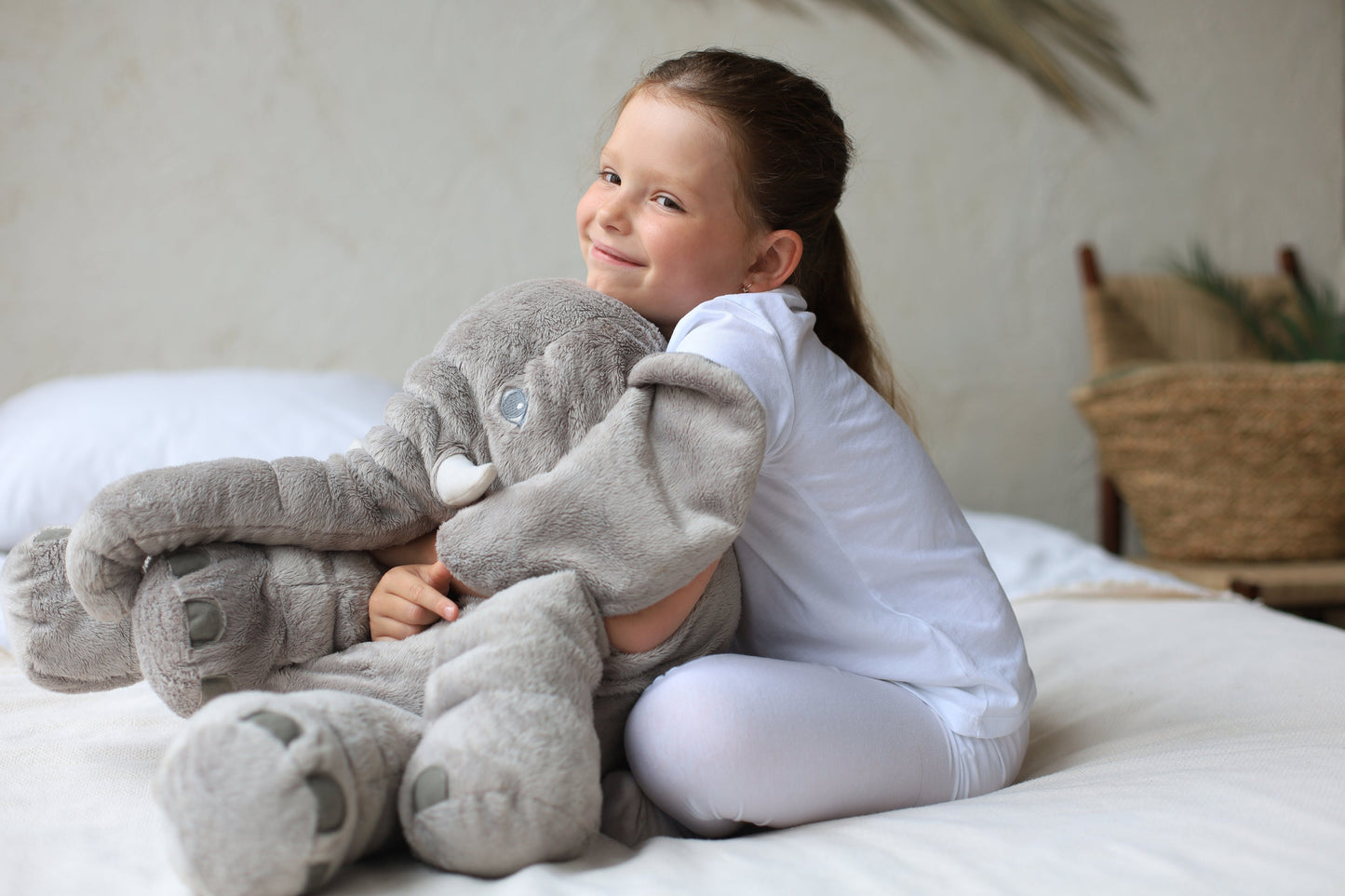 Cuddlephant – Baby Elefanten Kissen für Kuscheligen Komfort