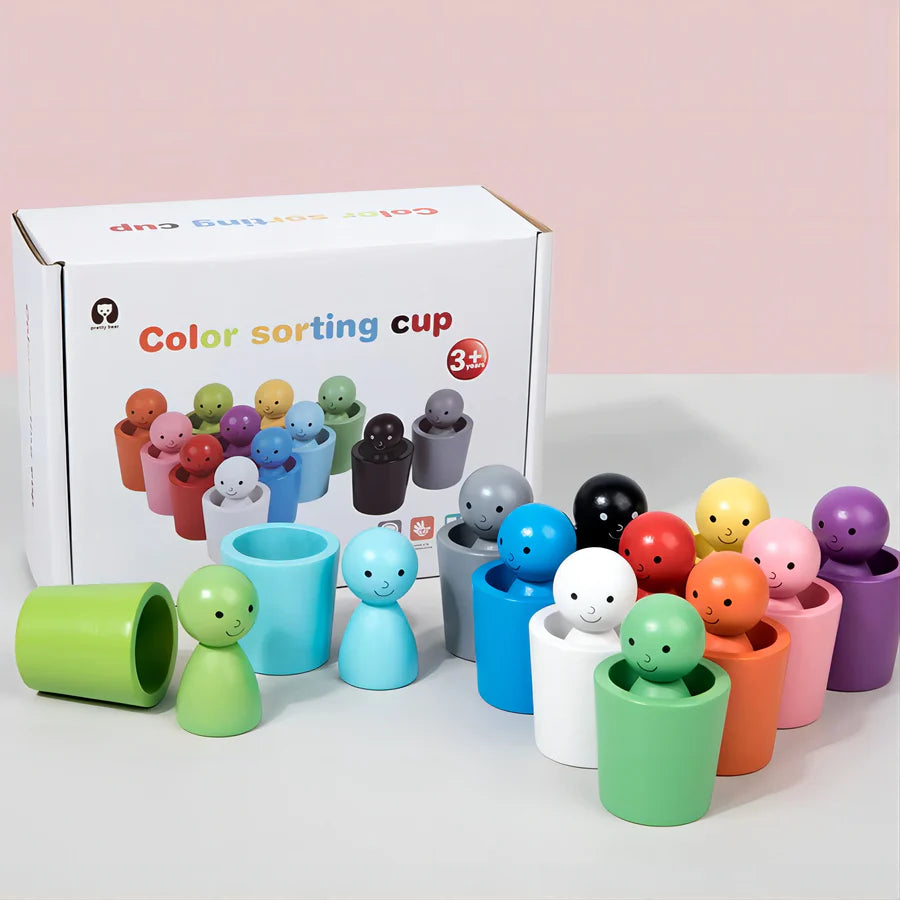 CupFrenzy – Farbige Stapel und Sortierbecher für Kinder zum Lernen und Spielen